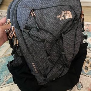 Northface Borealis Backpack Rose Gold/Black